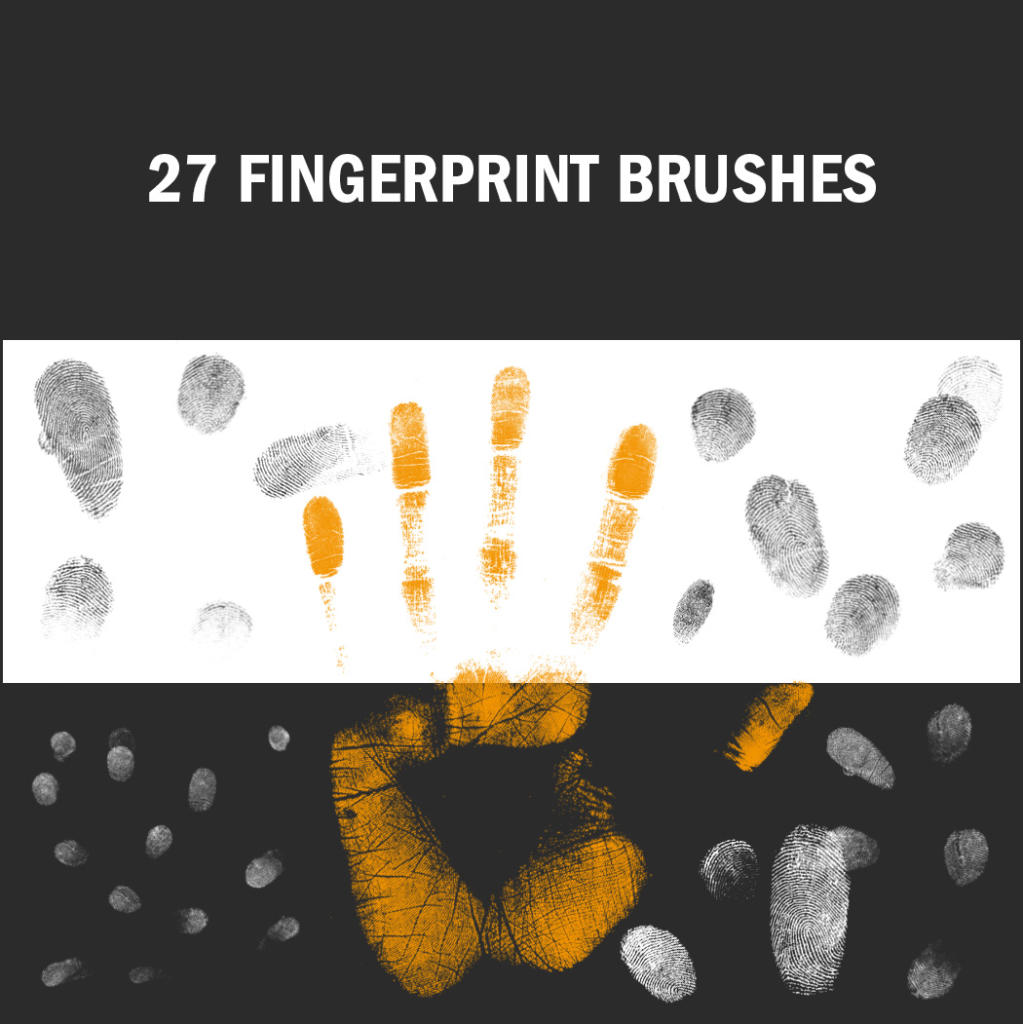 These fingerprint brushes are available in three different sizes.