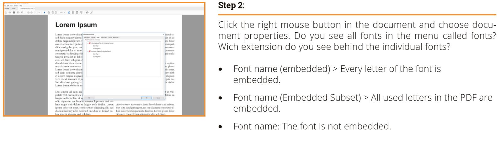 embedding fonts step 2